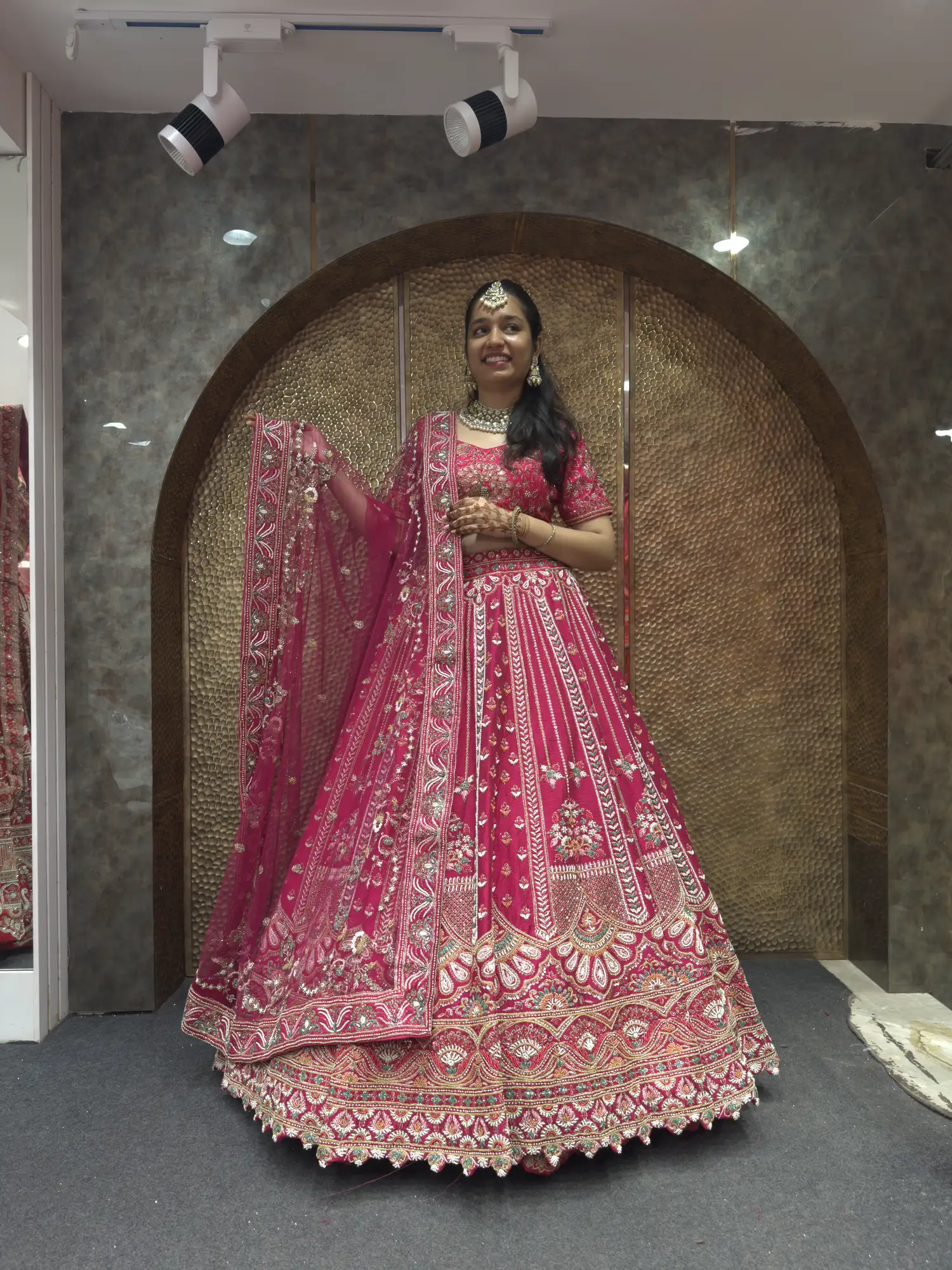 Latest Bridal Lehenga With Handwork